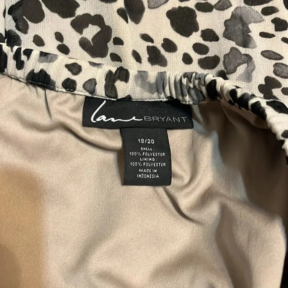 Lane Bryant 18/20 strapless maxi cheetah - Picture 4 of 4